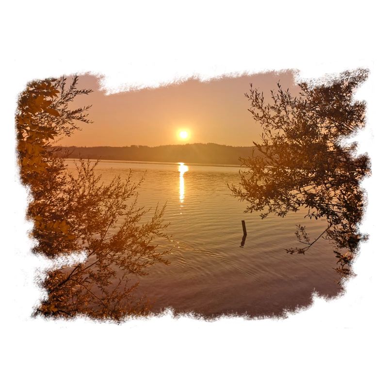Lac du lever du soleil