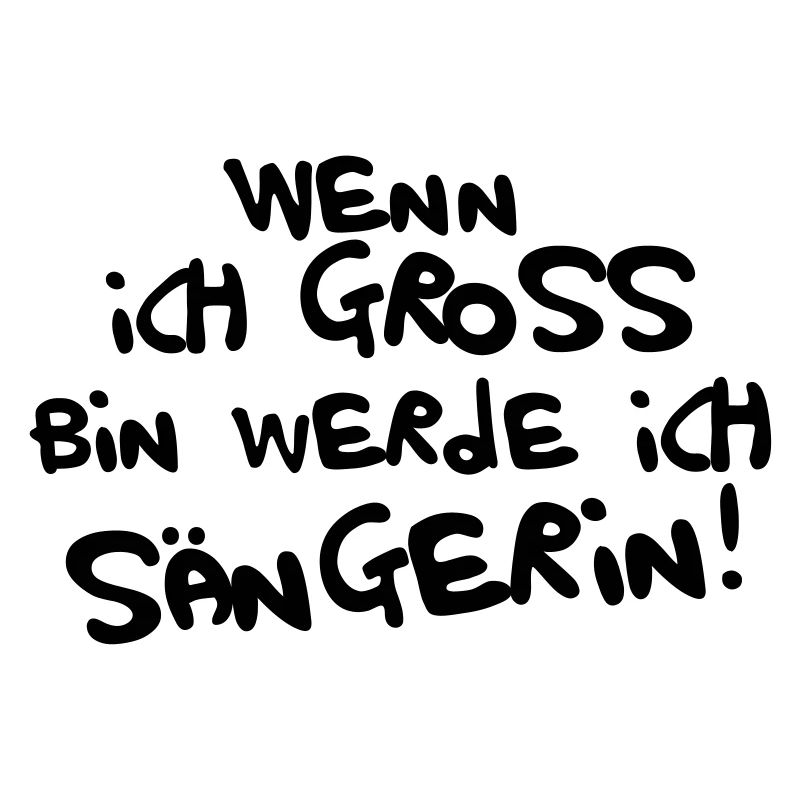 Ich werde Sängerin