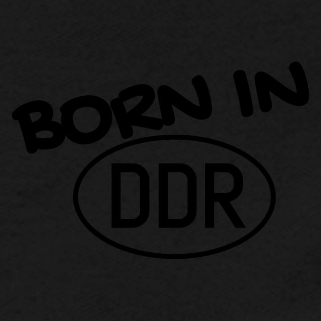 Born in DDR schwarz
