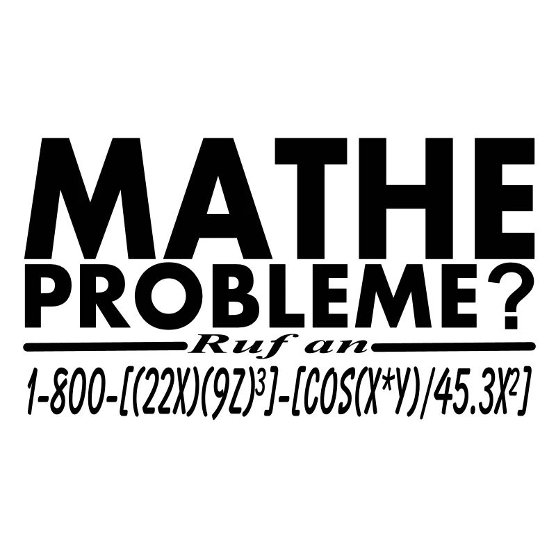 Math problems? Hotline number design