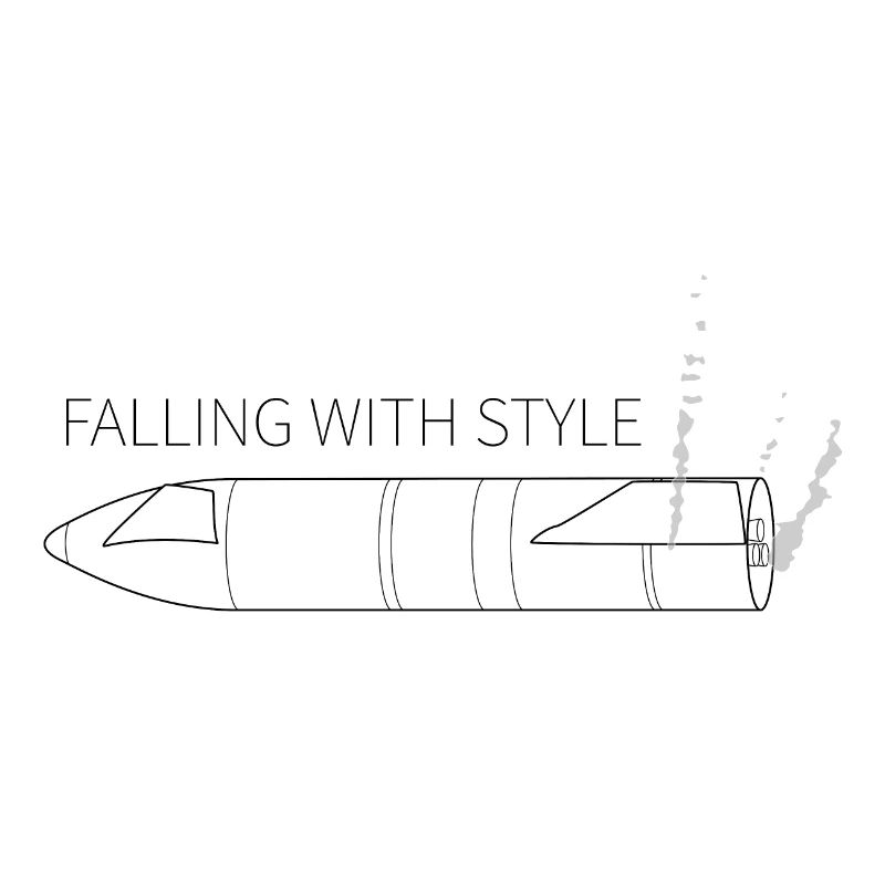 Starship Falling mit Stil