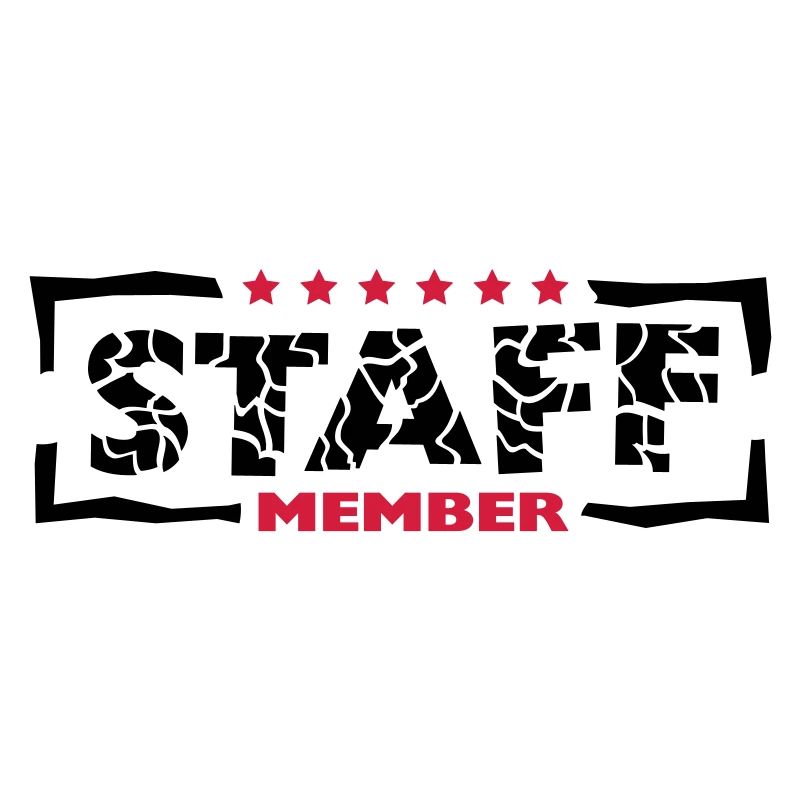 Staff Member Freunde Team Mitarbeiter Crew Logo