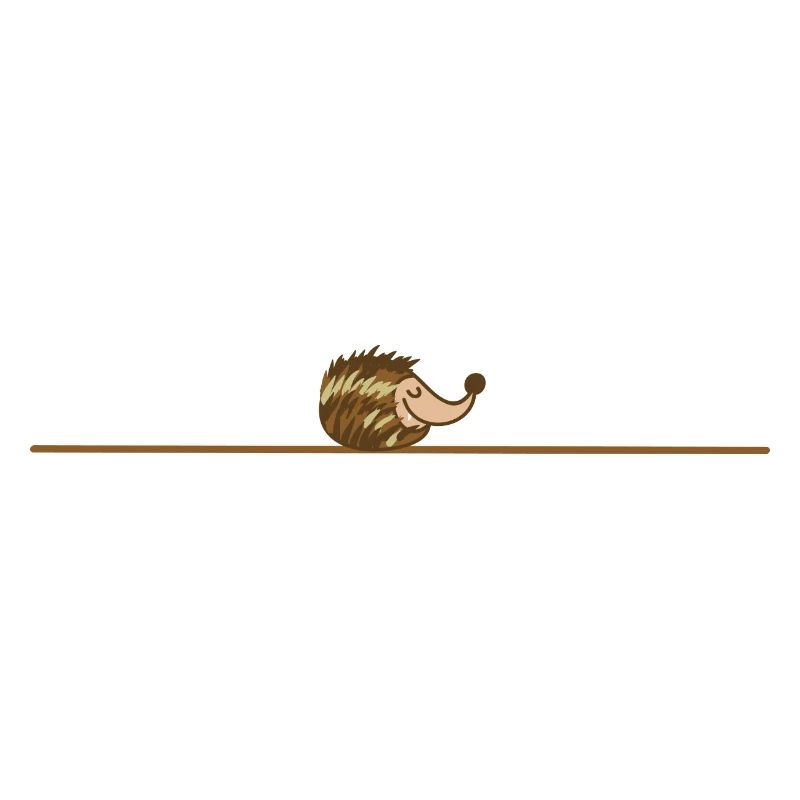 sleeping hedgehog
