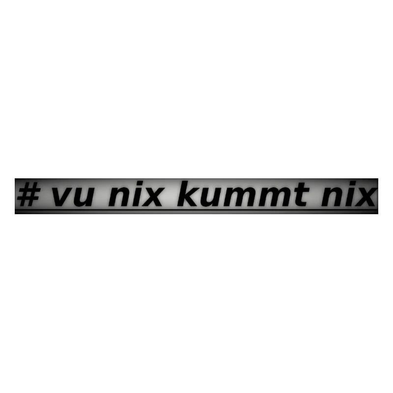 Rien rien kummt rien
