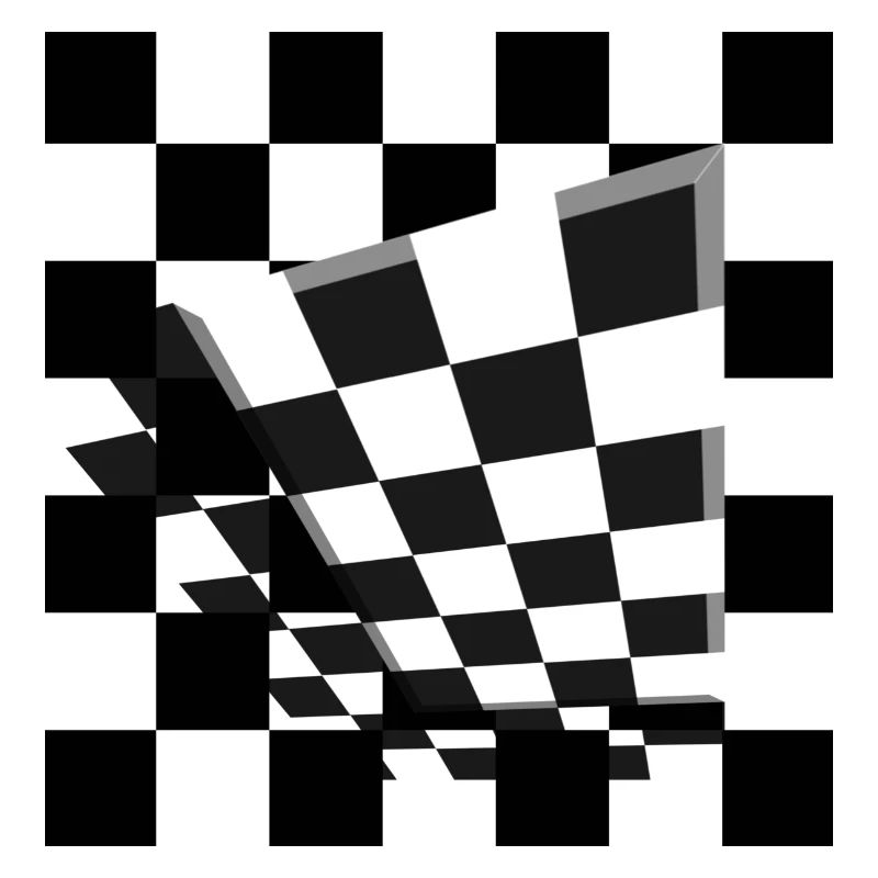 Modèle d'échiquier terrain de jeu d'échecs drapeau de course