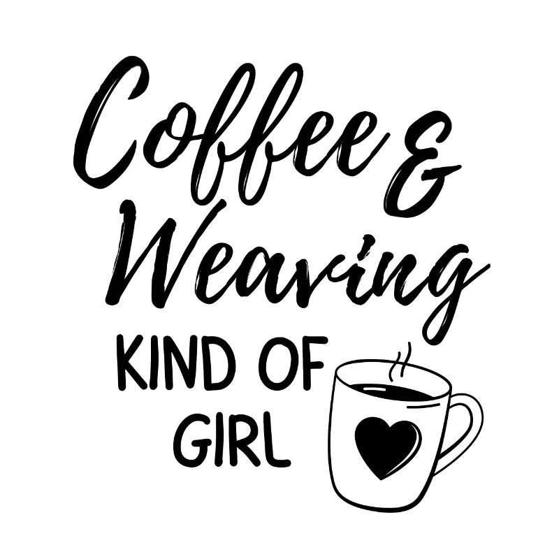 Kaffee- und Webmädchen.