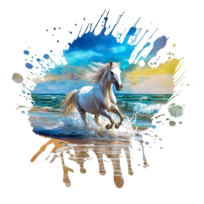 Pferd am Strand