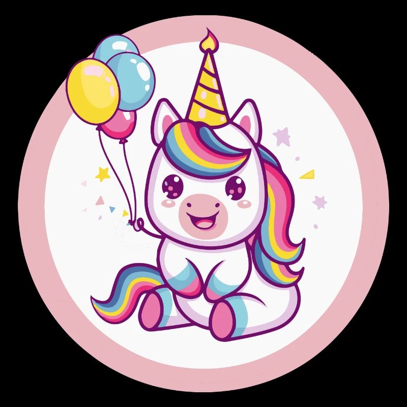 Einhorn Geburtstag Comic