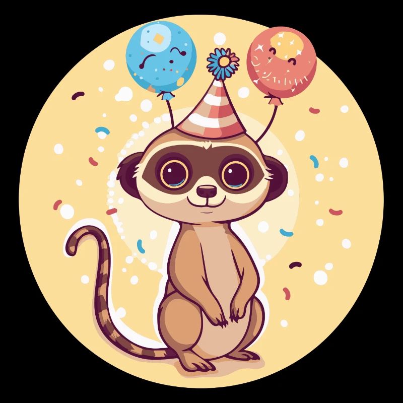 Bande dessinée d’anniversaire de suricate