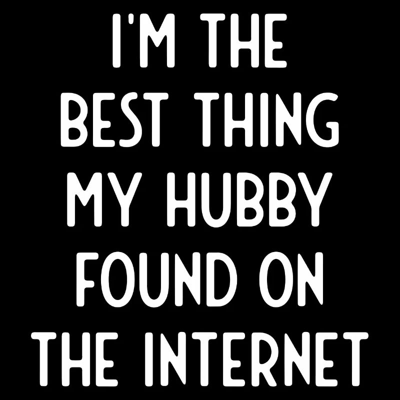 Paar, das sich online getroffen hat Ehemann Ehefra