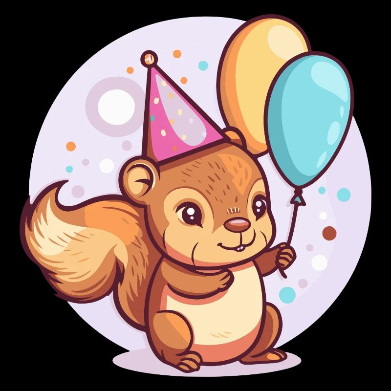 Eichhörnchen Geburtstag Comic