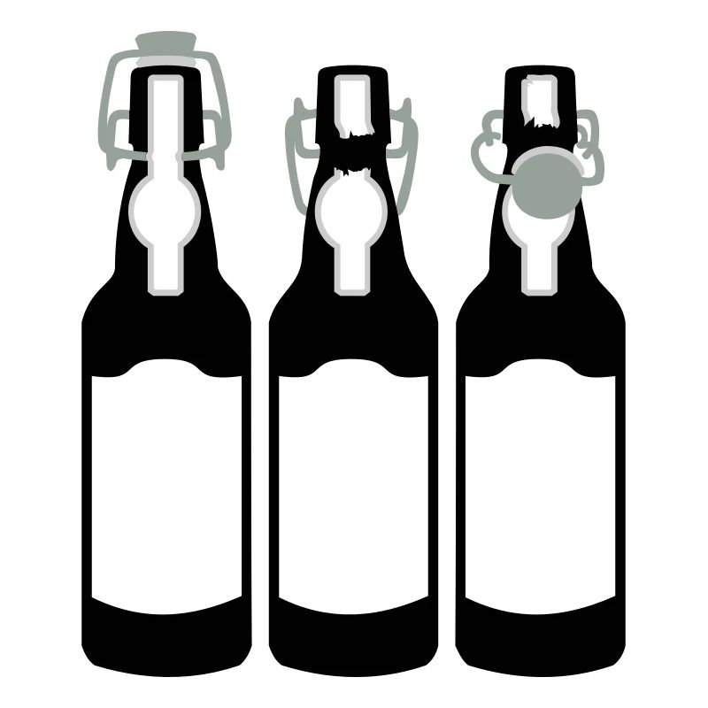 3 Bierflaschen / 3 beer bottles (c, 3c)