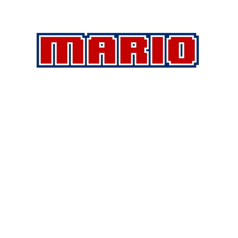 8 bit Mario Pixel Gamer Geschenk