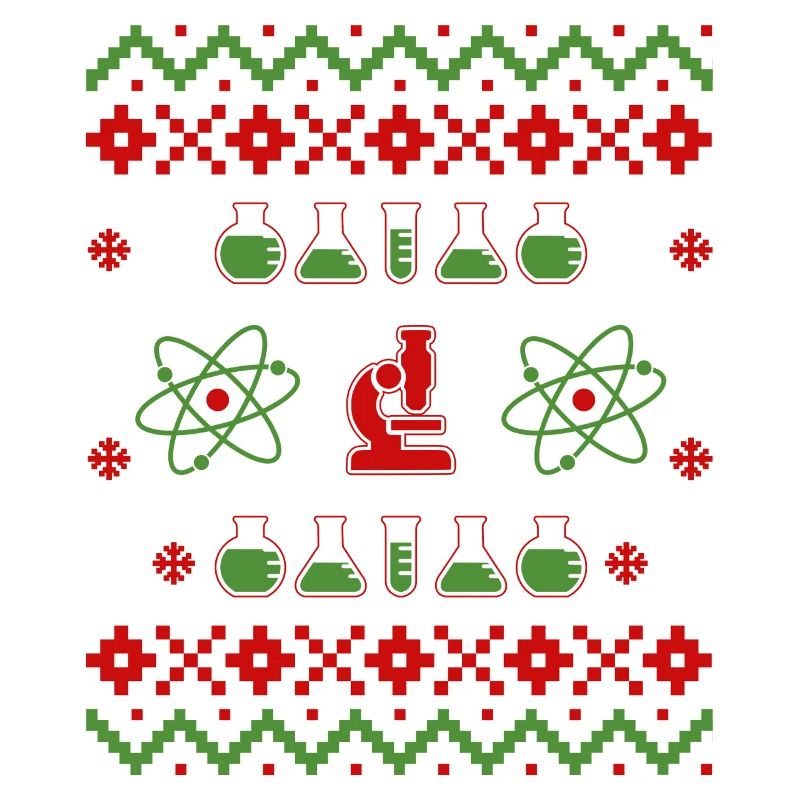 Ugly Christmas Pullover Sweatshirt Science