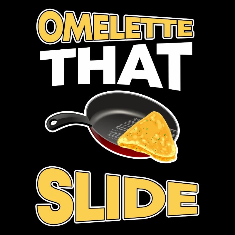 Funny Egg Puns Breakfast Omelette That Slide