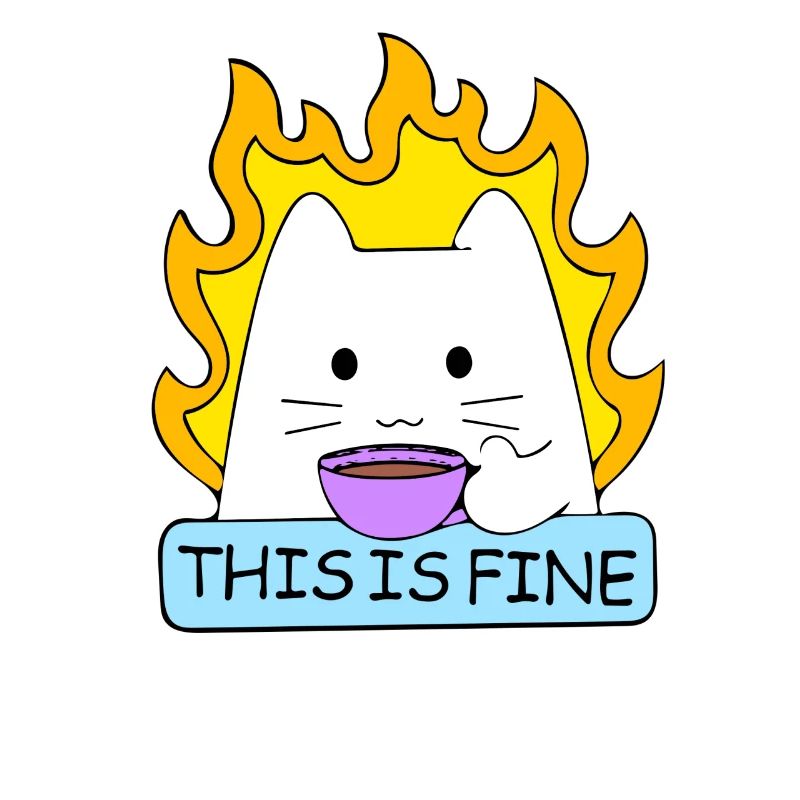 This Is Fine Cat