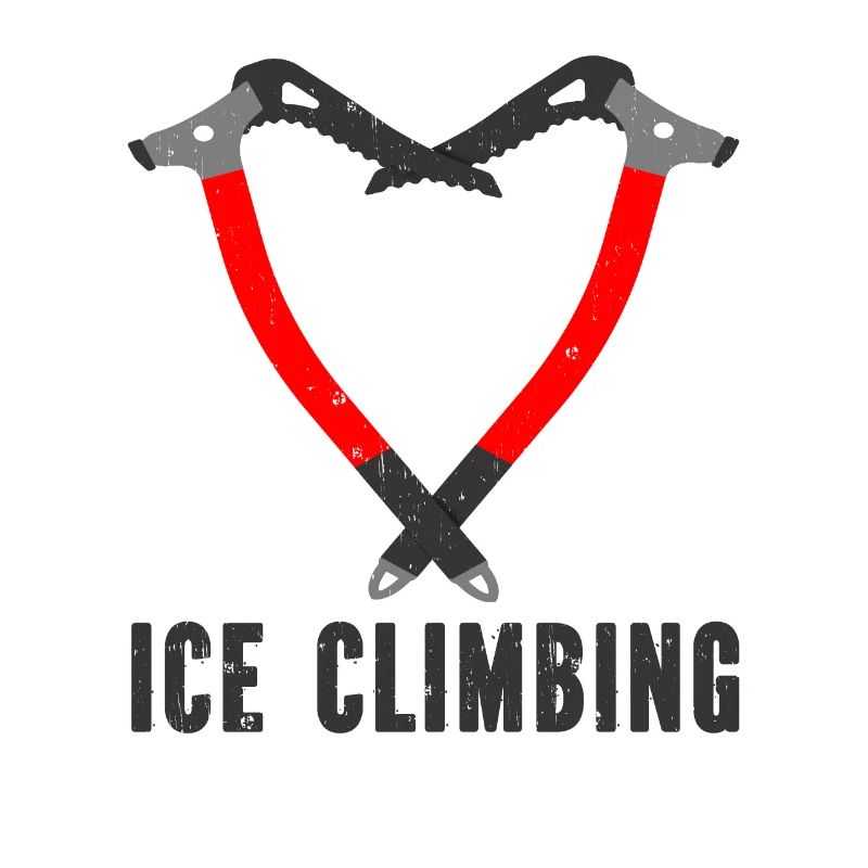Ich Liebe Eisklettern Eiskletterer Eispickel