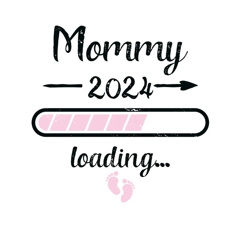 Mommy 2024 Loading Schwangerschaft Mutter Mutter