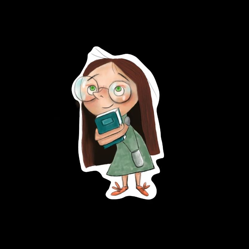 Buch, Bücher, kleines Mädchen mit einem Buch