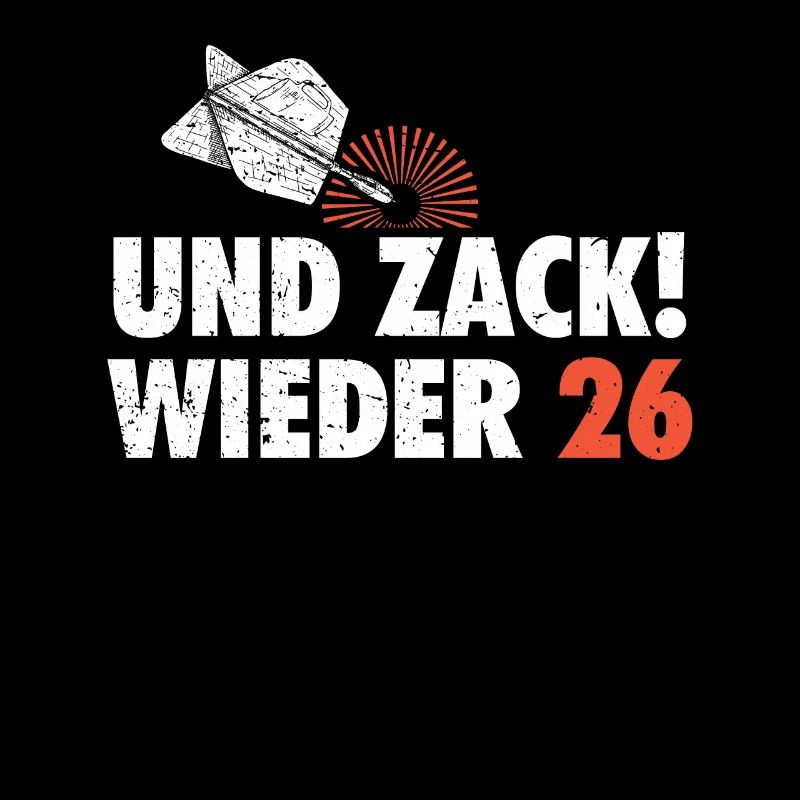 Darts Player Humor Zack 26 Tee