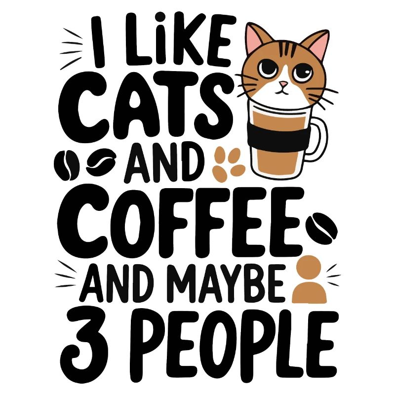 Chats Café Drôle de Déclaration