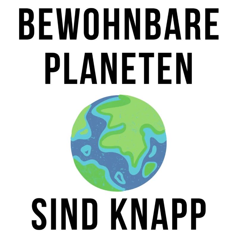 Bewohnbare Planeten sind knapp