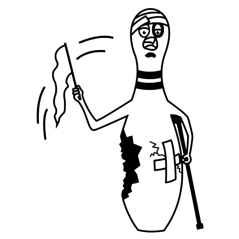 drapeau blanc