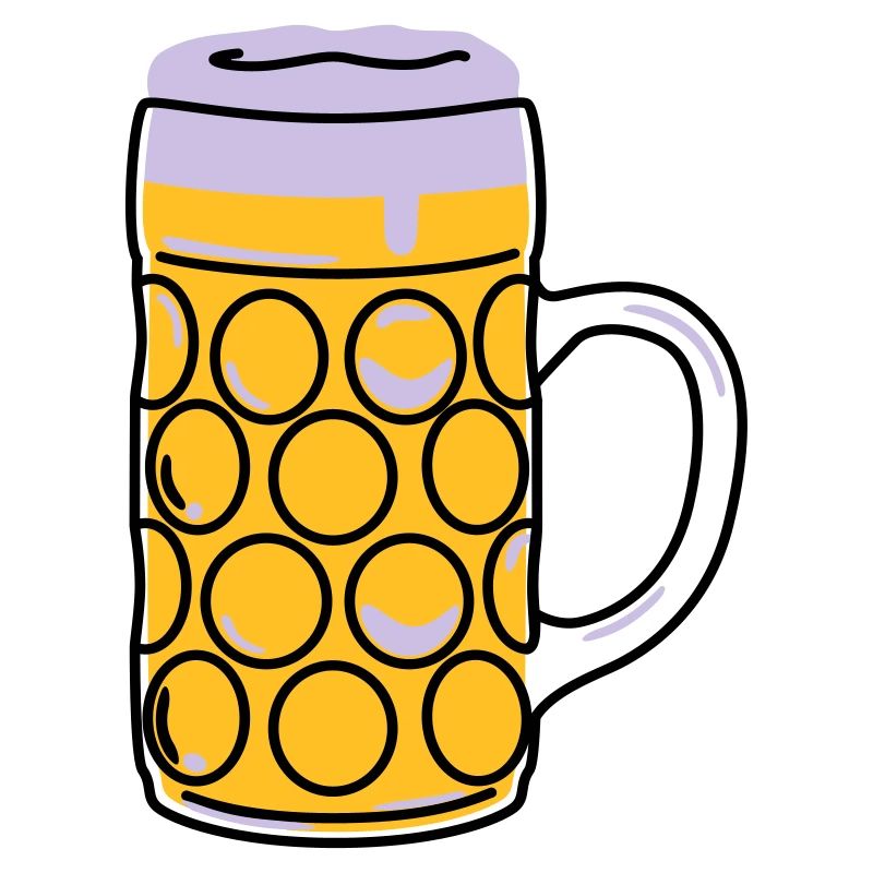 Tasse de bière, pinte, mesure