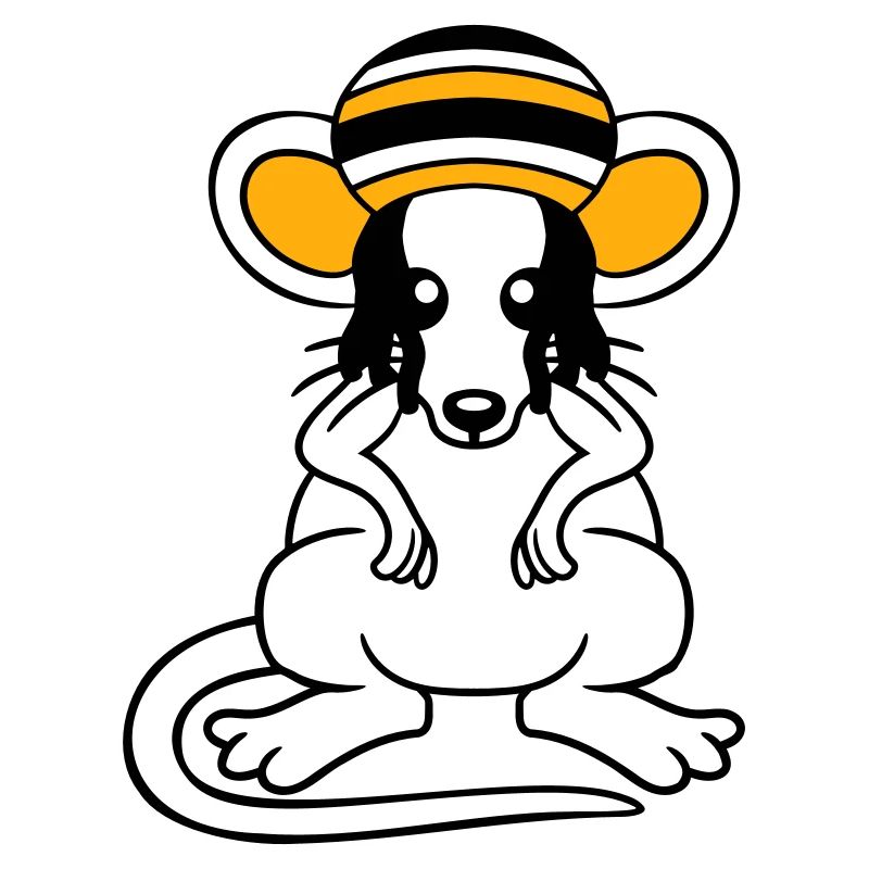 Mouse Raggae Jamaica Hat Rasta Lure Chill Hat
