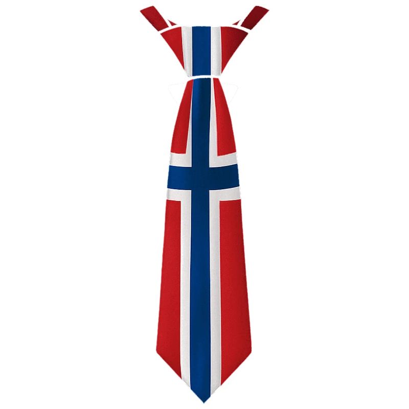 Cravate norvégienne – Conception du drapeau