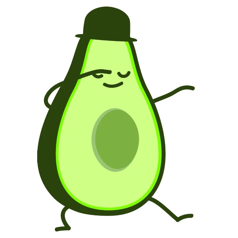 Dabbing Avocado (b)
