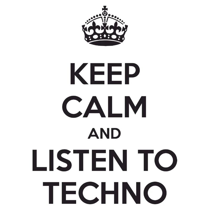 Restez calme et écoutez de la techno