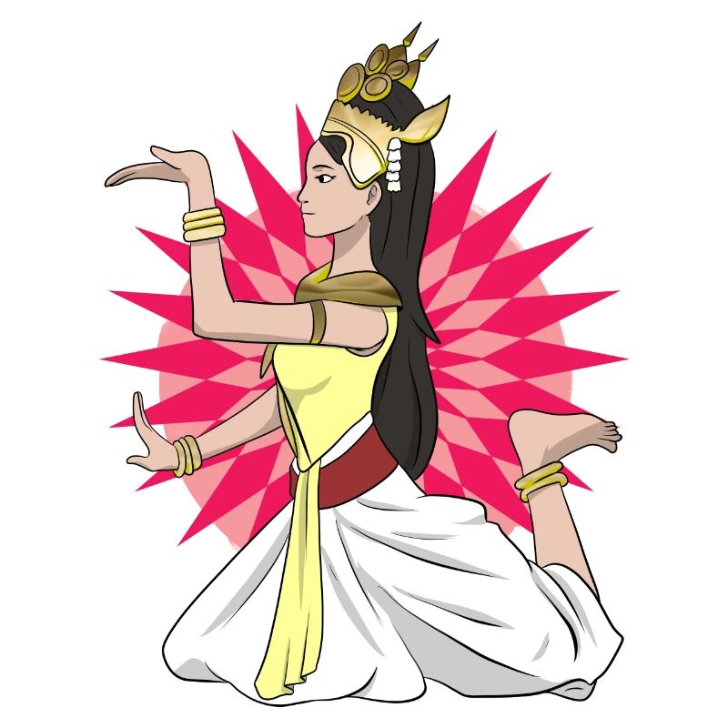 Cambodia Tradition Dance Khmer Apsara I Gift