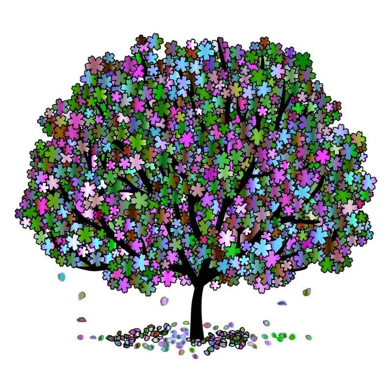 Bunter Baum