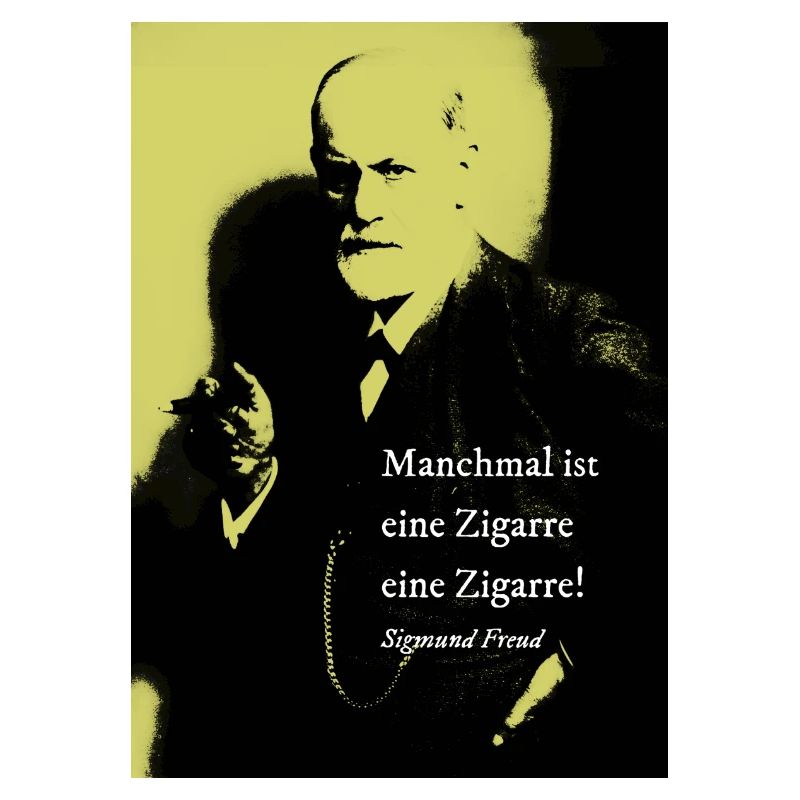 Freud quote cigar smoker smoking