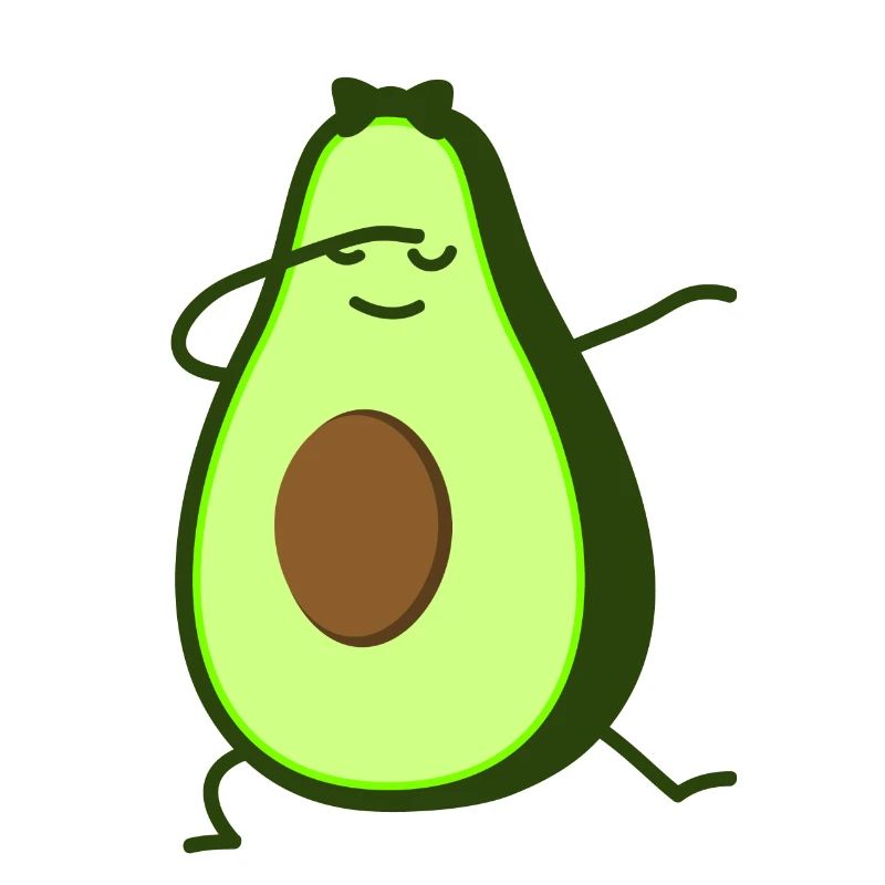 Dabbing Avocado (a)