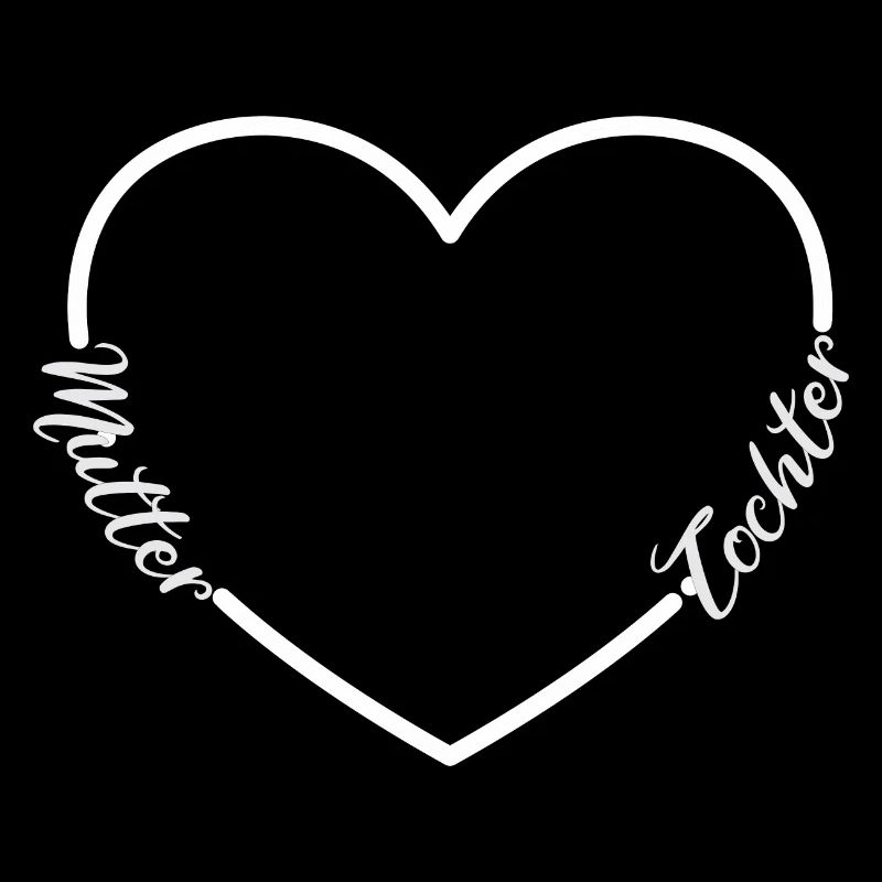 Mutter Tochter Herz liebe Muttertag