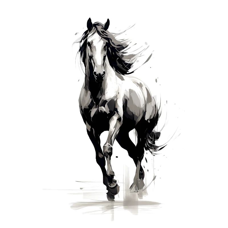 Cheval au galop
