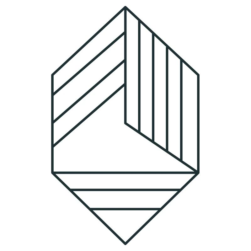 diamant avec lignes