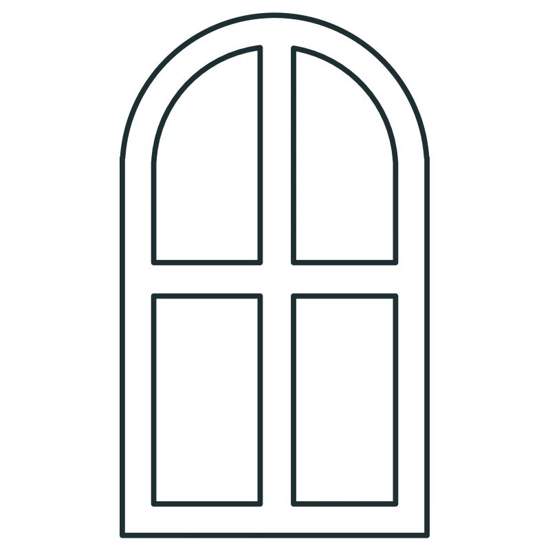 Arch window open