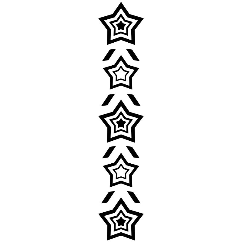 Rangée d’étoiles