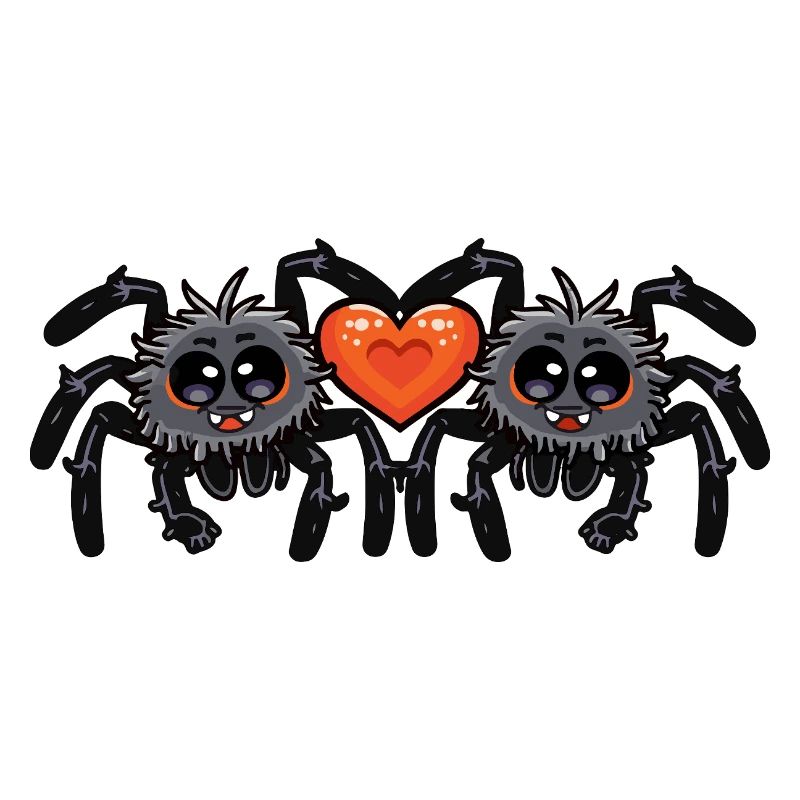 Tarantula Spinne Paar Valentinstag