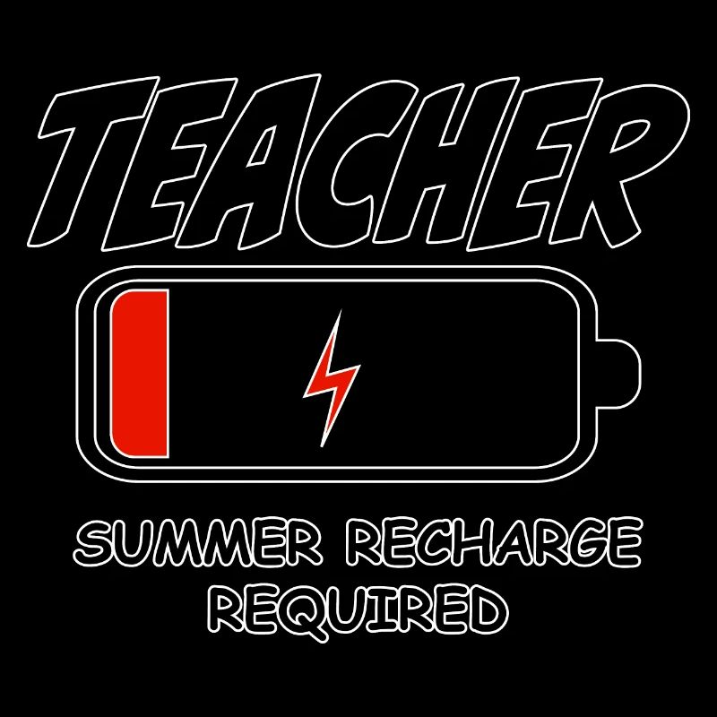 Teacher Battery Empty Summer Charging
