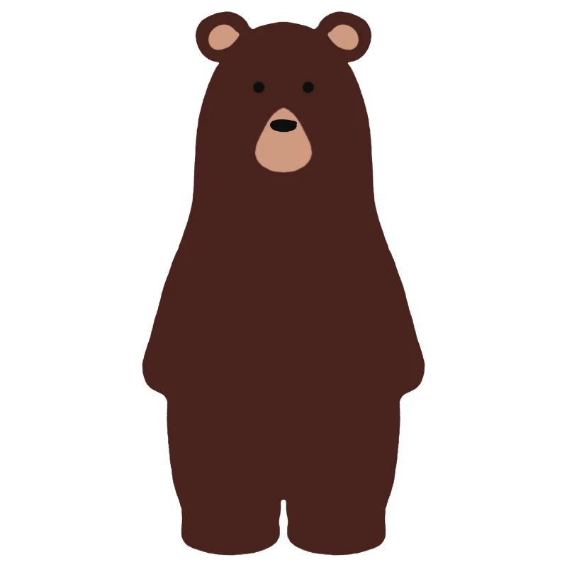 Brauner süßer Bär