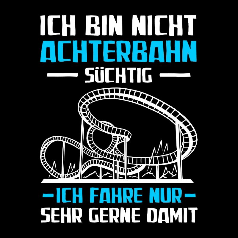 Freizeitpark Rollercoaster Achterbahn süchtig