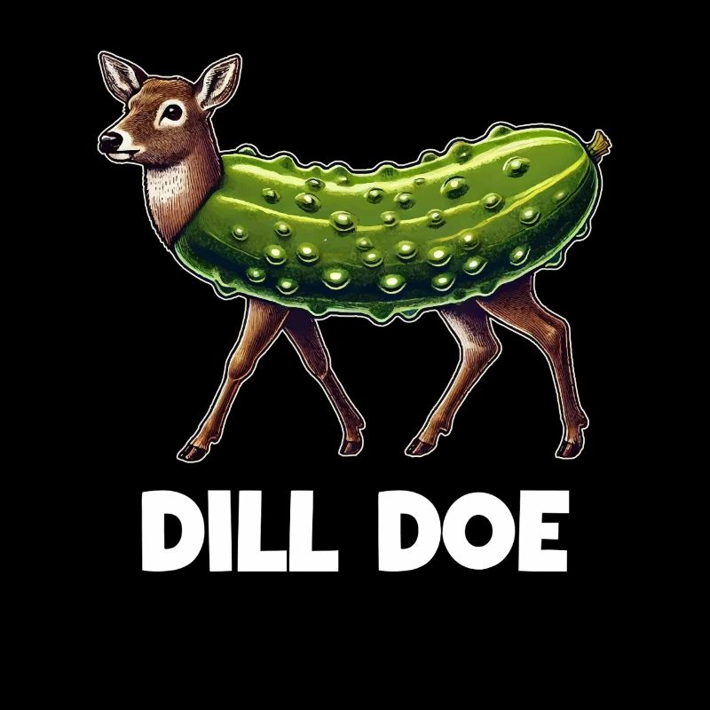 Dill Doe Funny Cucumber Pickle Cucumber Lover