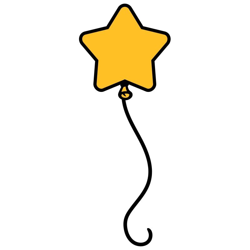 Flying star Balloon