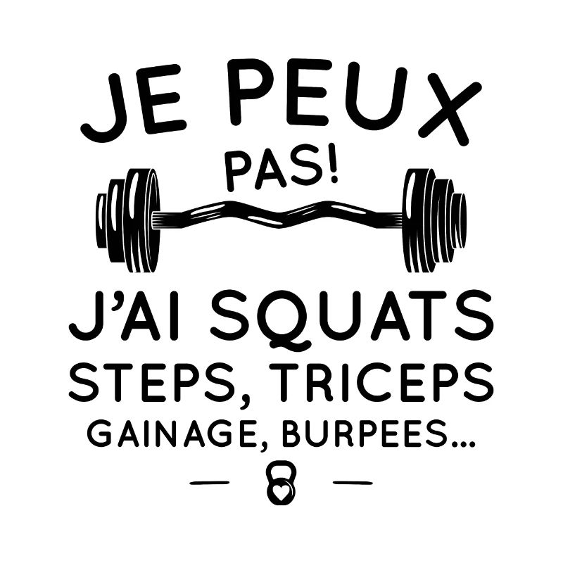 I can't I squats steps triceps ganage