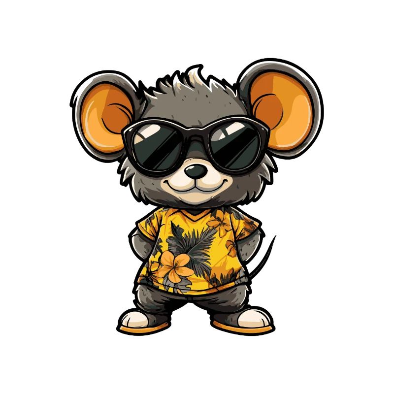 Maus Comic Cool Sommer