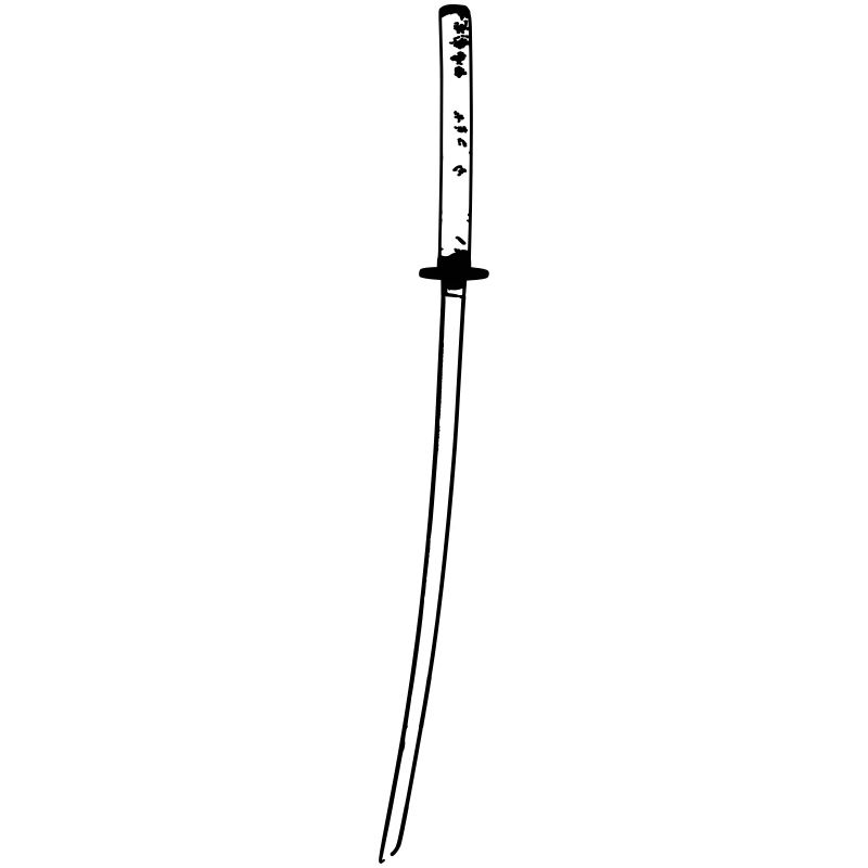 Katana drei Farben Vektor Samurai Schwerter 03